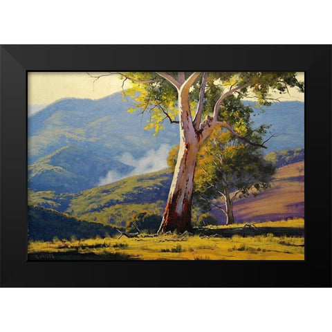 Koala Gum Tree Black Modern Wood Framed Art Print by Gercken, Graham