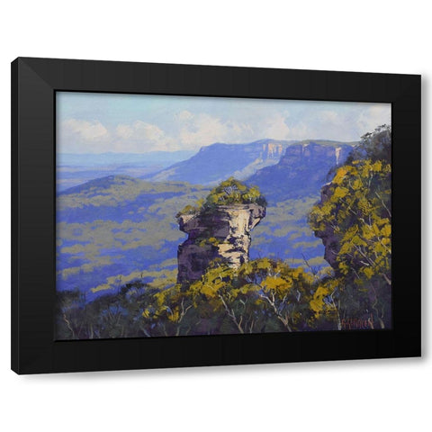 Orphan Rock Black Modern Wood Framed Art Print with Double Matting by Gercken, Graham