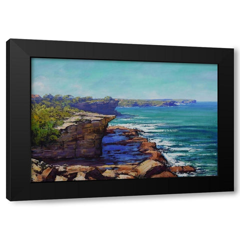 Sydney Harbour II Black Modern Wood Framed Art Print by Gercken, Graham