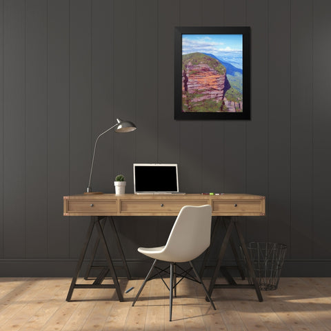 Jamison Valley Painting Black Modern Wood Framed Art Print by Gercken, Graham