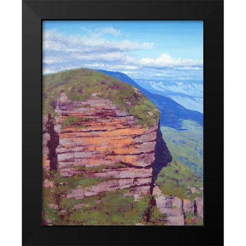 Jamison Valley Painting Black Modern Wood Framed Art Print by Gercken, Graham