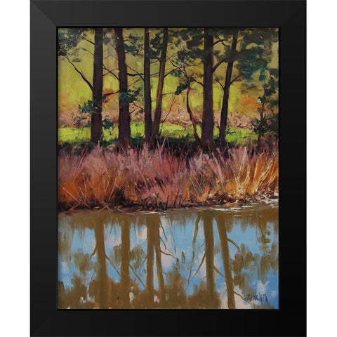 Plein Air Prints Black Modern Wood Framed Art Print by Gercken, Graham