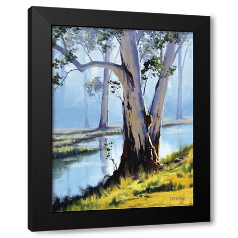 River Gum Black Modern Wood Framed Art Print by Gercken, Graham