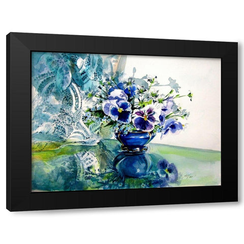 Still Life Black Modern Wood Framed Art Print by Kovacs, Anna Brigite