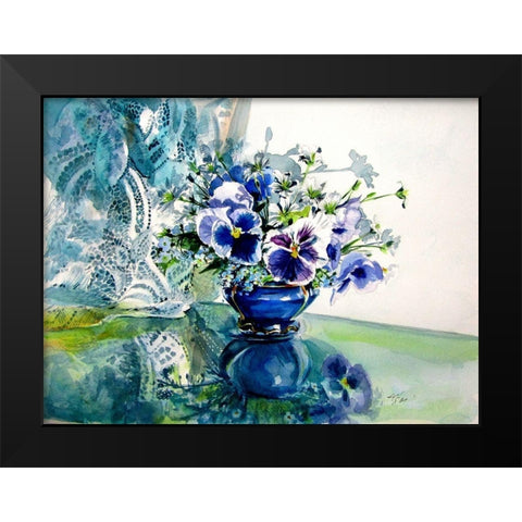 Still Life Black Modern Wood Framed Art Print by Kovacs, Anna Brigite