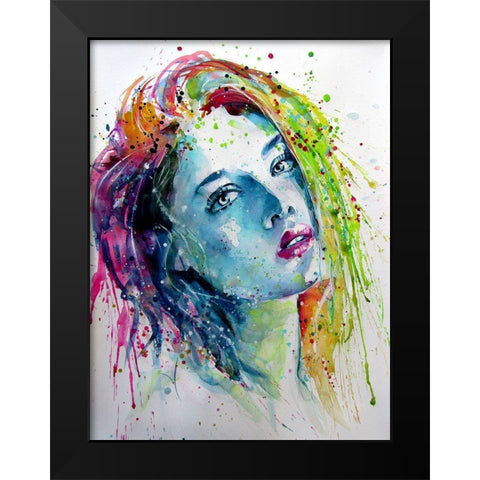 Charming Girl XIII Black Modern Wood Framed Art Print by Kovacs, Anna Brigite