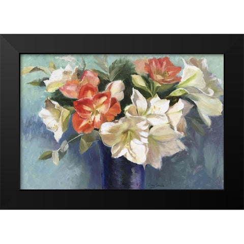 Amarylis II Black Modern Wood Framed Art Print by Strube, Ling
