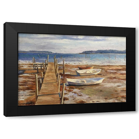 Sunset Glow in Denmark II Black Modern Wood Framed Art Print by Strube, Ling