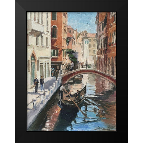 Venice I Black Modern Wood Framed Art Print by Strube, Ling