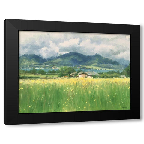 Wolfgang,  Austria Black Modern Wood Framed Art Print by Strube, Ling
