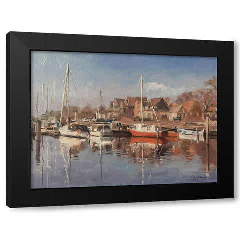 Netherlands Landscape I Black Modern Wood Framed Art Print by Strube, Ling