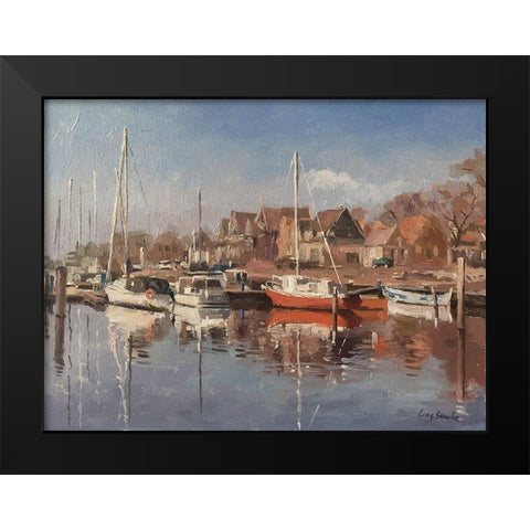 Netherlands Landscape I Black Modern Wood Framed Art Print by Strube, Ling