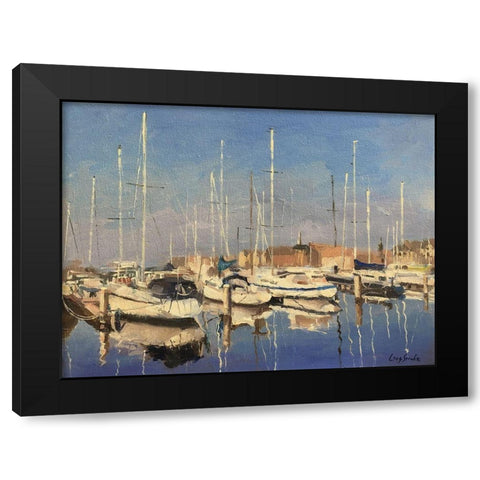 Netherlands Landscape II Black Modern Wood Framed Art Print by Strube, Ling
