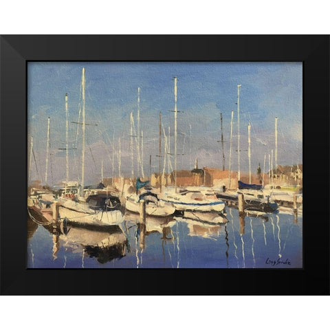 Netherlands Landscape II Black Modern Wood Framed Art Print by Strube, Ling