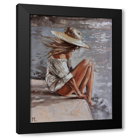 TakÃ© me There Black Modern Wood Framed Art Print by Luniak, Monika