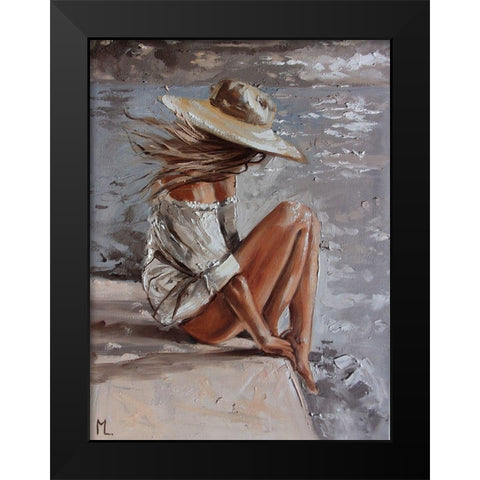 TakÃ© me There Black Modern Wood Framed Art Print by Luniak, Monika
