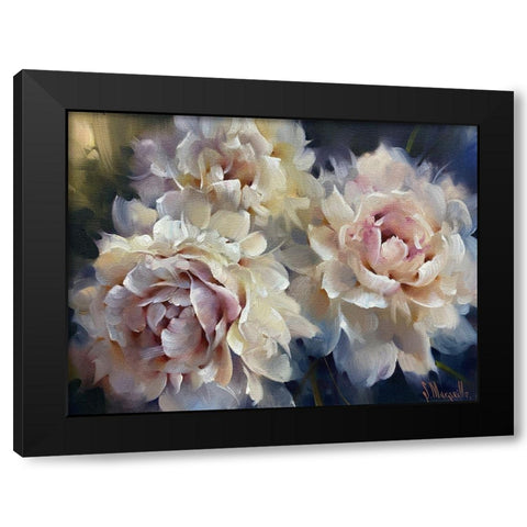 Night Pearls Black Modern Wood Framed Art Print by Singatullin, Marsel