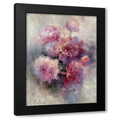 Pink Haze Black Modern Wood Framed Art Print with Double Matting by Singatullin, Marsel