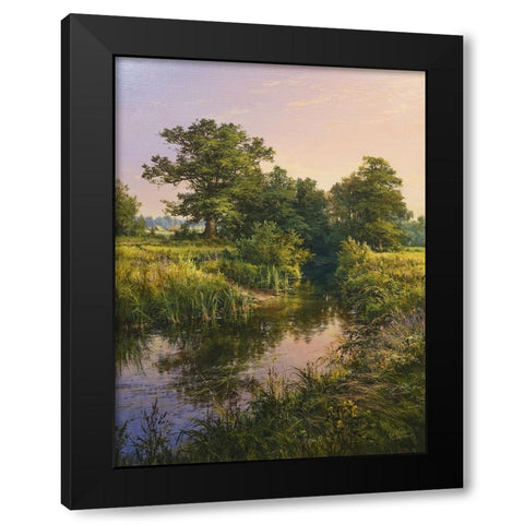 Native Places Black Modern Wood Framed Art Print with Double Matting by Yushkevich, Viktor