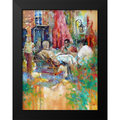 Autumn in Gdansk Black Modern Wood Framed Art Print by Zakrynycny, Viktor