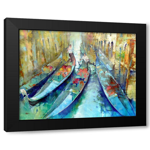 Venetian Tulipfrom Doro Garden Black Modern Wood Framed Art Print with Double Matting by Zakrynycny, Viktor