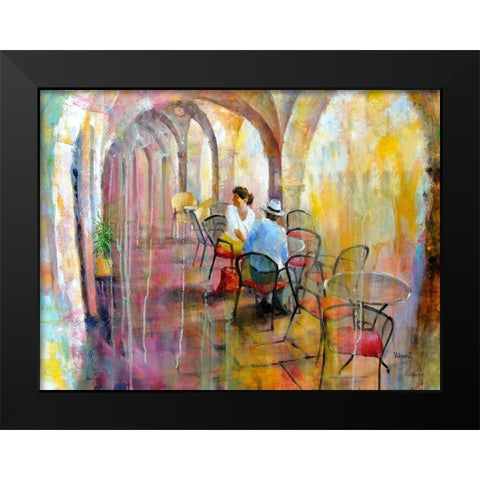 A Touch of Eternity Black Modern Wood Framed Art Print by Zakrynycny, Viktor