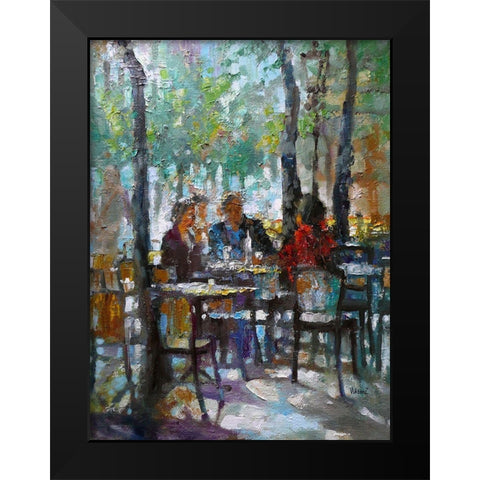 Summer Day  Black Modern Wood Framed Art Print by Zakrynycny, Viktor