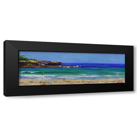 Bondi Beach Black Modern Wood Framed Art Print by Gercken, Graham