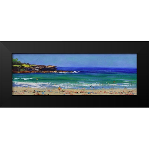 Bondi Beach Black Modern Wood Framed Art Print by Gercken, Graham