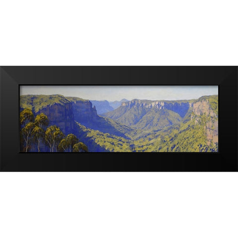 Grosse Valley Black Modern Wood Framed Art Print by Gercken, Graham