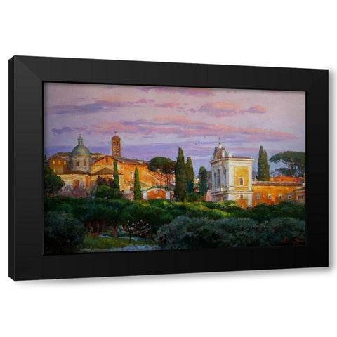 Alhambra  Black Modern Wood Framed Art Print by Sviridov, Sergei