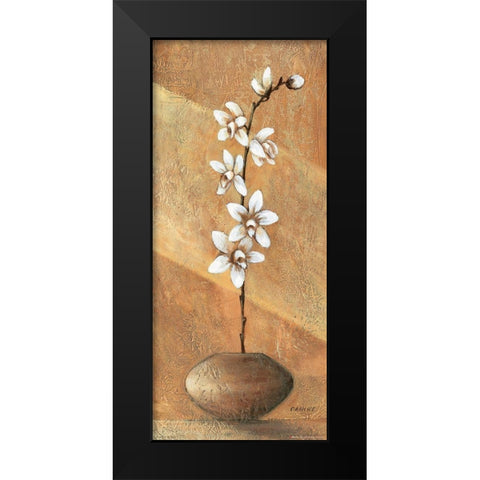 Orchids I Black Modern Wood Framed Art Print by Dahlke, Izabella