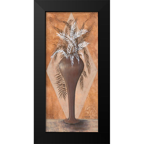 Flowers in the Vase III Black Modern Wood Framed Art Print by Dahlke, Izabella