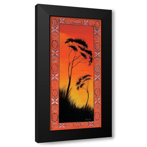 Australian Bush II Black Modern Wood Framed Art Print by Dahlke, Izabella