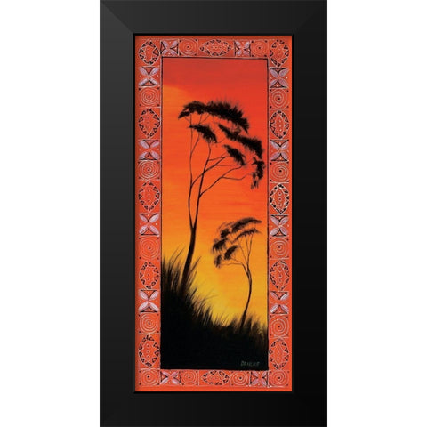 Australian Bush II Black Modern Wood Framed Art Print by Dahlke, Izabella