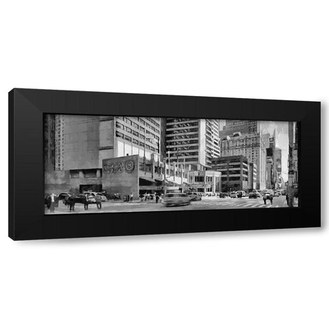 My lovely New York XXXVII Black Modern Wood Framed Art Print by Medeiros, Celito