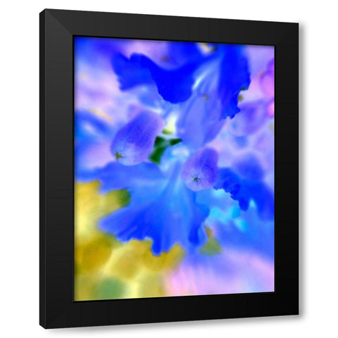 Lacy Edges Black Modern Wood Framed Art Print with Double Matting by Grayscale