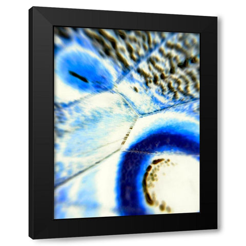 Stained Wing I Black Modern Wood Framed Art Print by Grayscale