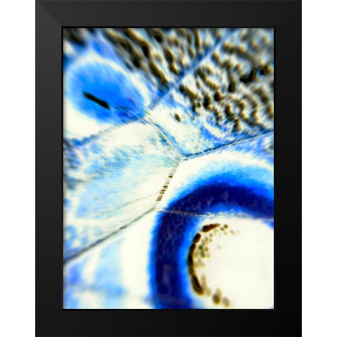 Stained Wing I Black Modern Wood Framed Art Print by Grayscale