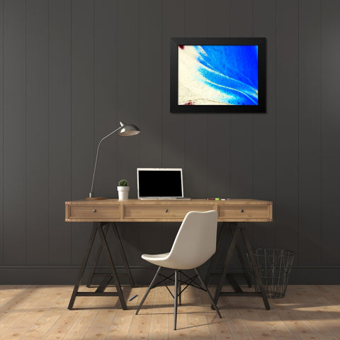 Stained Wing II Black Modern Wood Framed Art Print by Grayscale