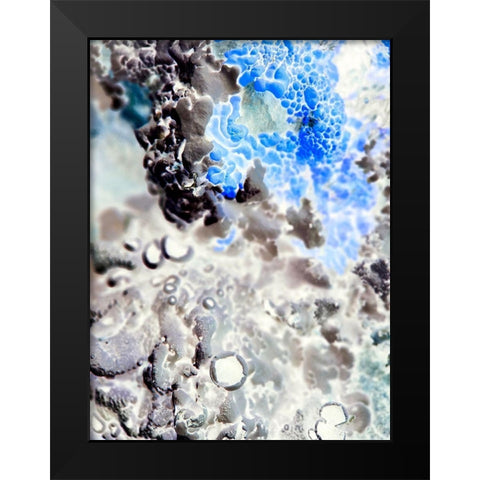 Texture Group III Black Modern Wood Framed Art Print by Grayscale
