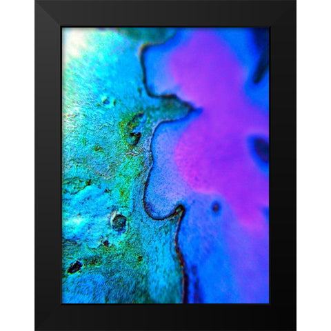 Natural Boundary I Black Modern Wood Framed Art Print by Grayscale