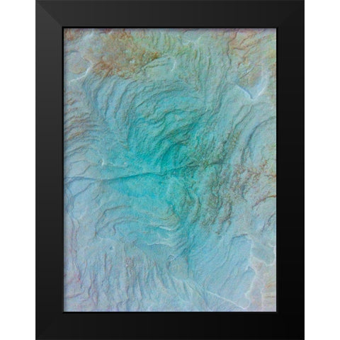 Sand Wall I Black Modern Wood Framed Art Print by Grayscale