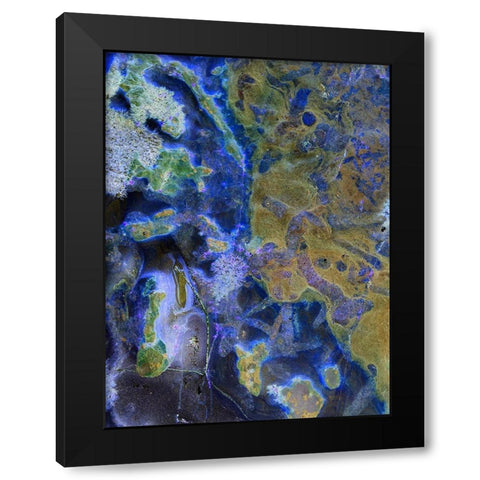 Inverted Sand I Black Modern Wood Framed Art Print with Double Matting by Grayscale