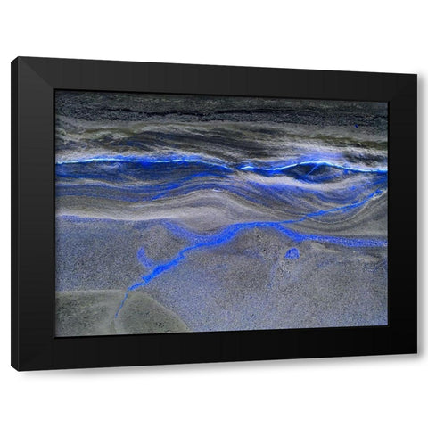 Inverted Sand IV Black Modern Wood Framed Art Print with Double Matting by Grayscale