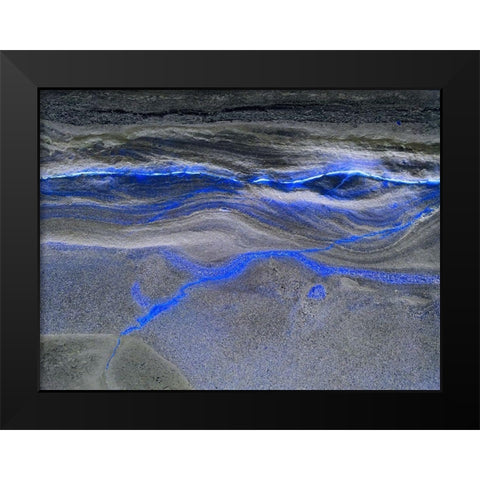 Inverted Sand IV Black Modern Wood Framed Art Print by Grayscale