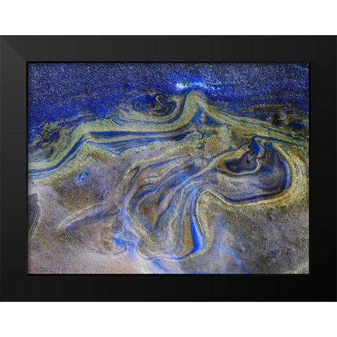 Inverted Sand VI Black Modern Wood Framed Art Print by Grayscale