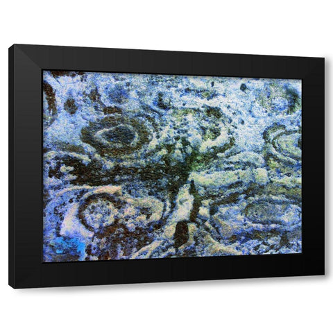 Eroded Stucco III Black Modern Wood Framed Art Print by Grayscale