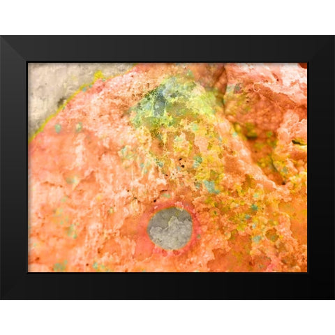 Salt Block I Black Modern Wood Framed Art Print by Grayscale