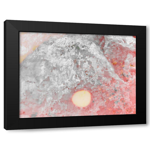 Salt Block II Black Modern Wood Framed Art Print by Grayscale
